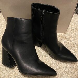 Black Heeled Booties